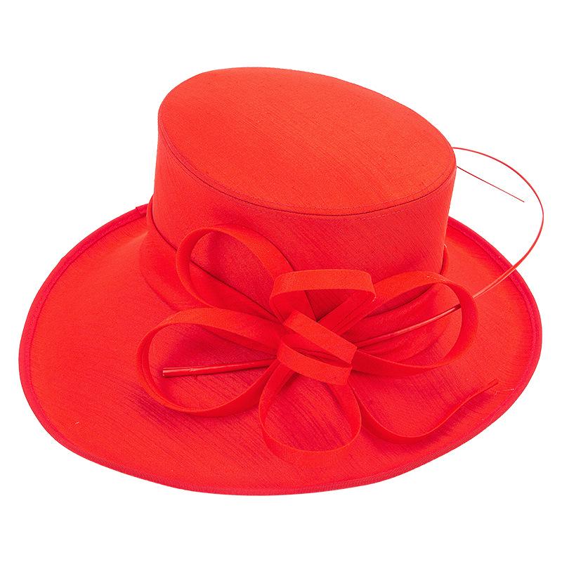 Elegant Retro European & American Wide-Brim Sun Hat for Women - Spring/Summer Beach & Banquet Style