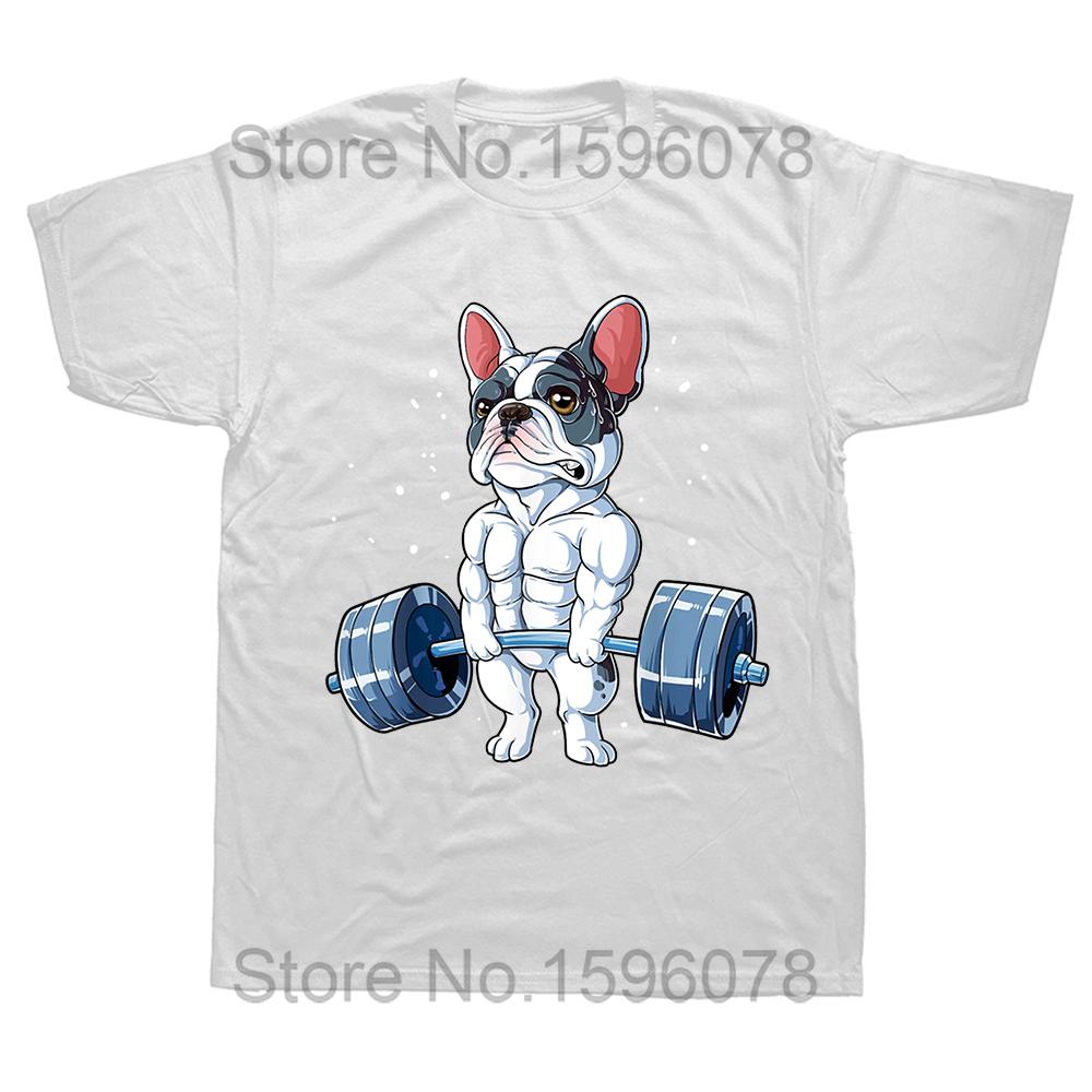 The Dogfather French Bulldog Dad Frenchie Papa T Shirts Graphic Cotton Streetwear Short Sleeve Birthday Gifts Summer T-shirt