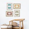 An&He 8x10 Picture Frames, Rustic Vintage Photo Frame with HD Plastic Cover, for Wall Hanging or Tabletop Display, Excellent Decorative Artwork (OW)