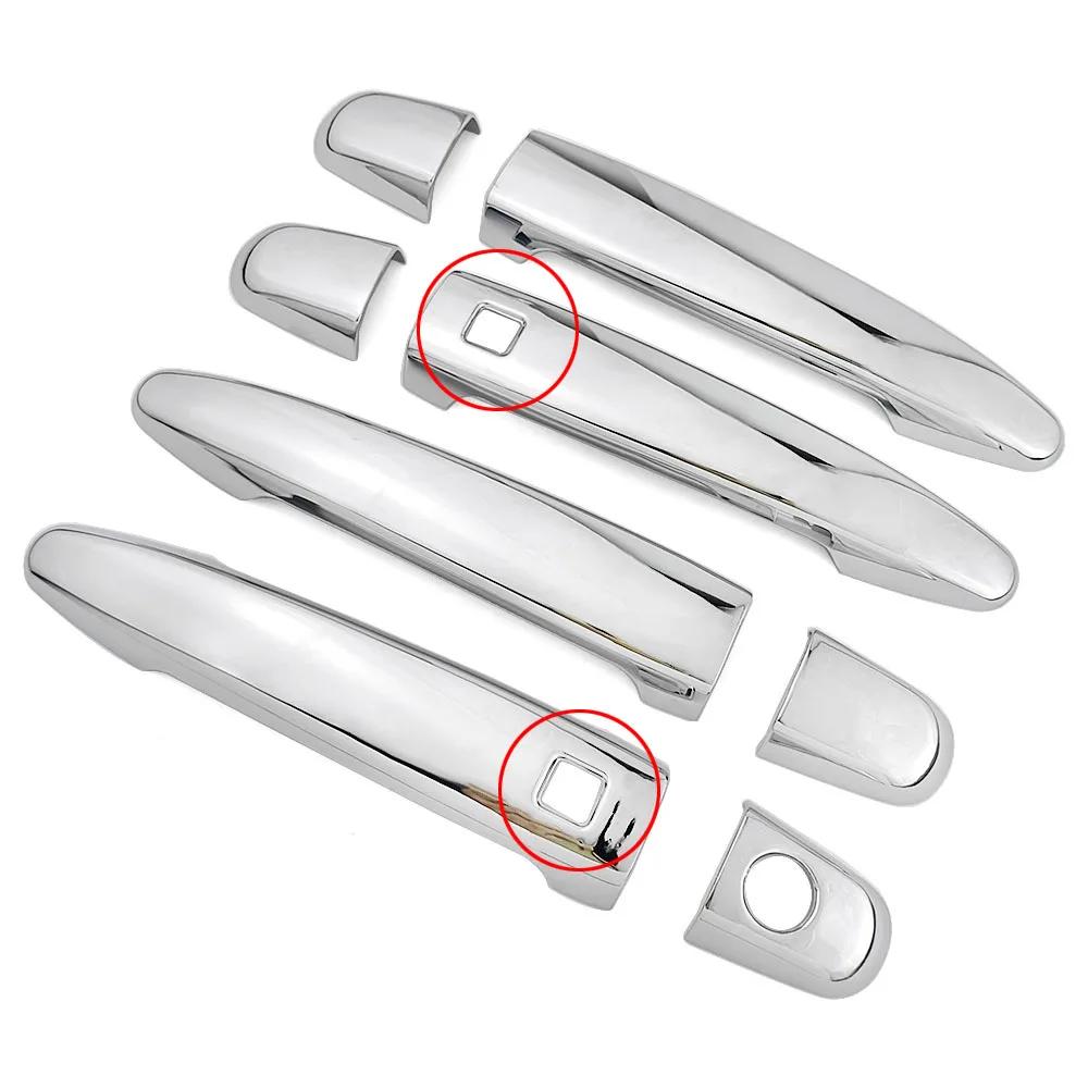 

For Toyota 4Runner 2003-2009 ABS Car Styling Chrome Side Door Handle Cover Trim & Door Bowl Cover 2004 2005 2006 2007 2008 2 Button Handle