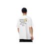 Li-Ning Co-Branded OG Slick Letter Smile Round Neck Short Sleeve T-Shirt Men Tops Off-White AHST475-4