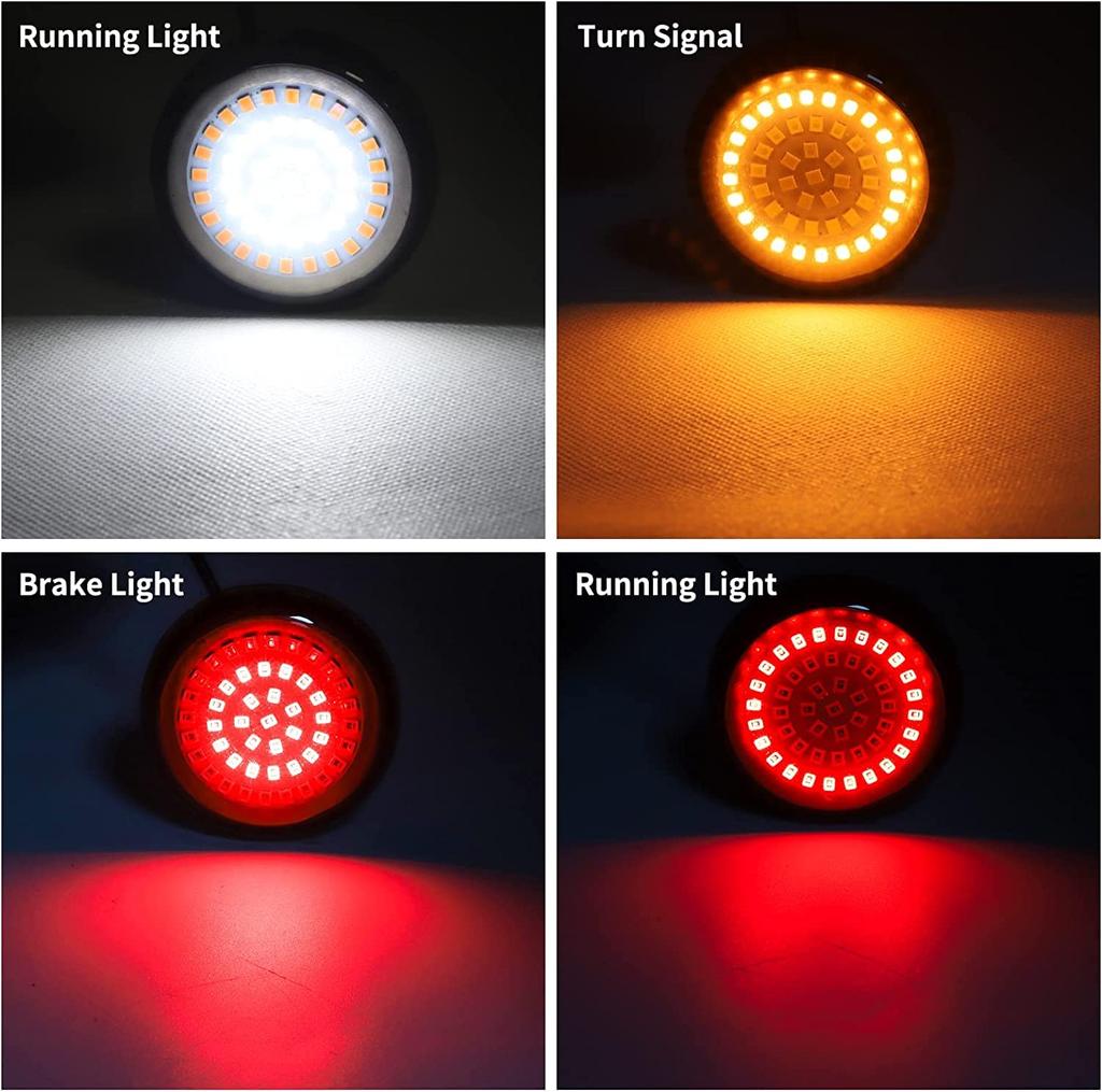 NWpangu LED Motorradblinker Tagfahrlicht DRL Bremslicht Blinker S25 LED