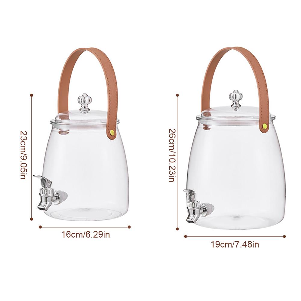 Cold Water Kettle with Tap And Filter Beverage DispenserJuice Jug Cold Drink Dispenser For Camping Outdoor Picnic Weddings