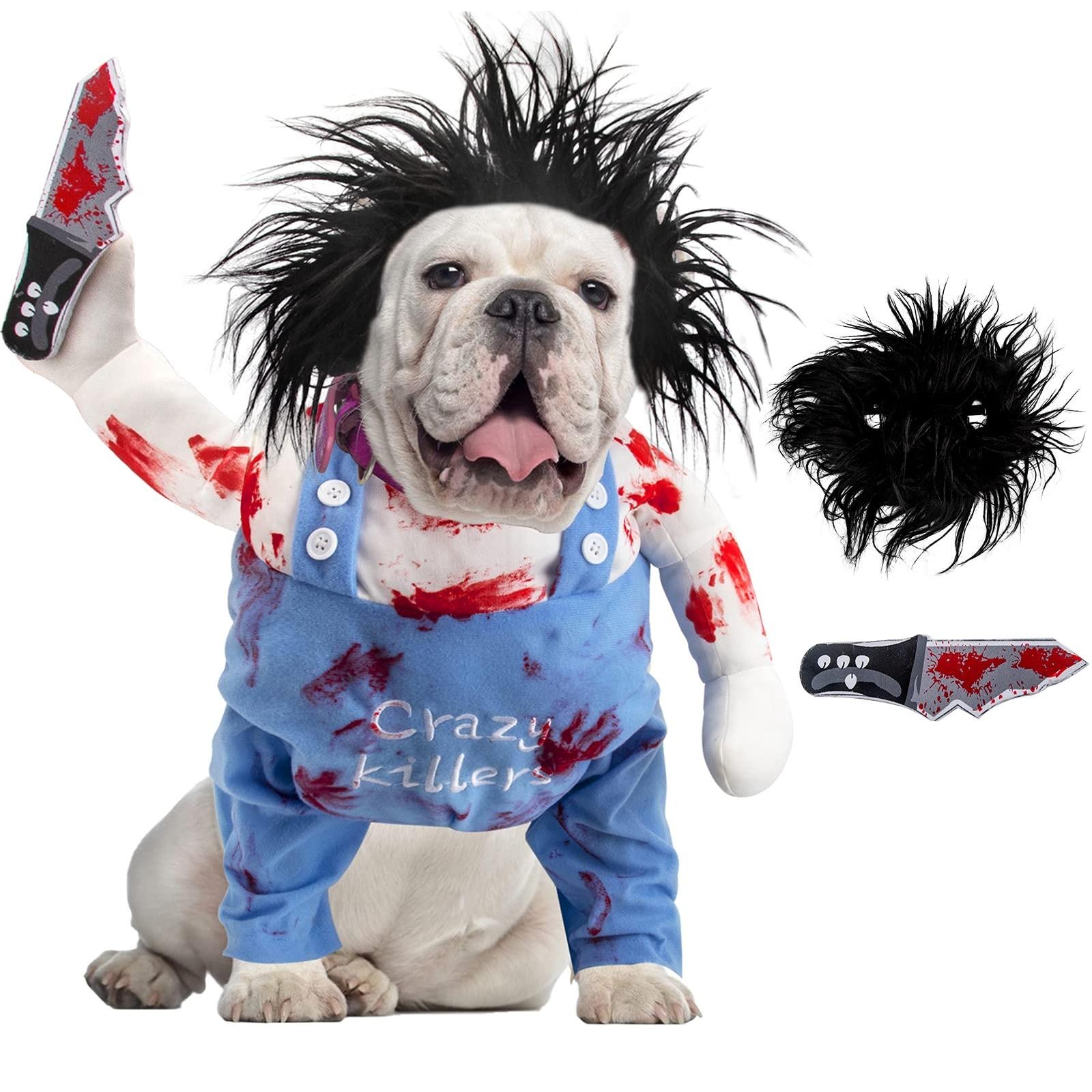 

Funny Pet Costumes, Cats And Dogs Transformed Into Funny Holiday Costumes, Pet Cosplay Costumes XL