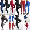 Womens High Waisted Elastic Yoga Leggings With Push Up Design For Fitness And Workout