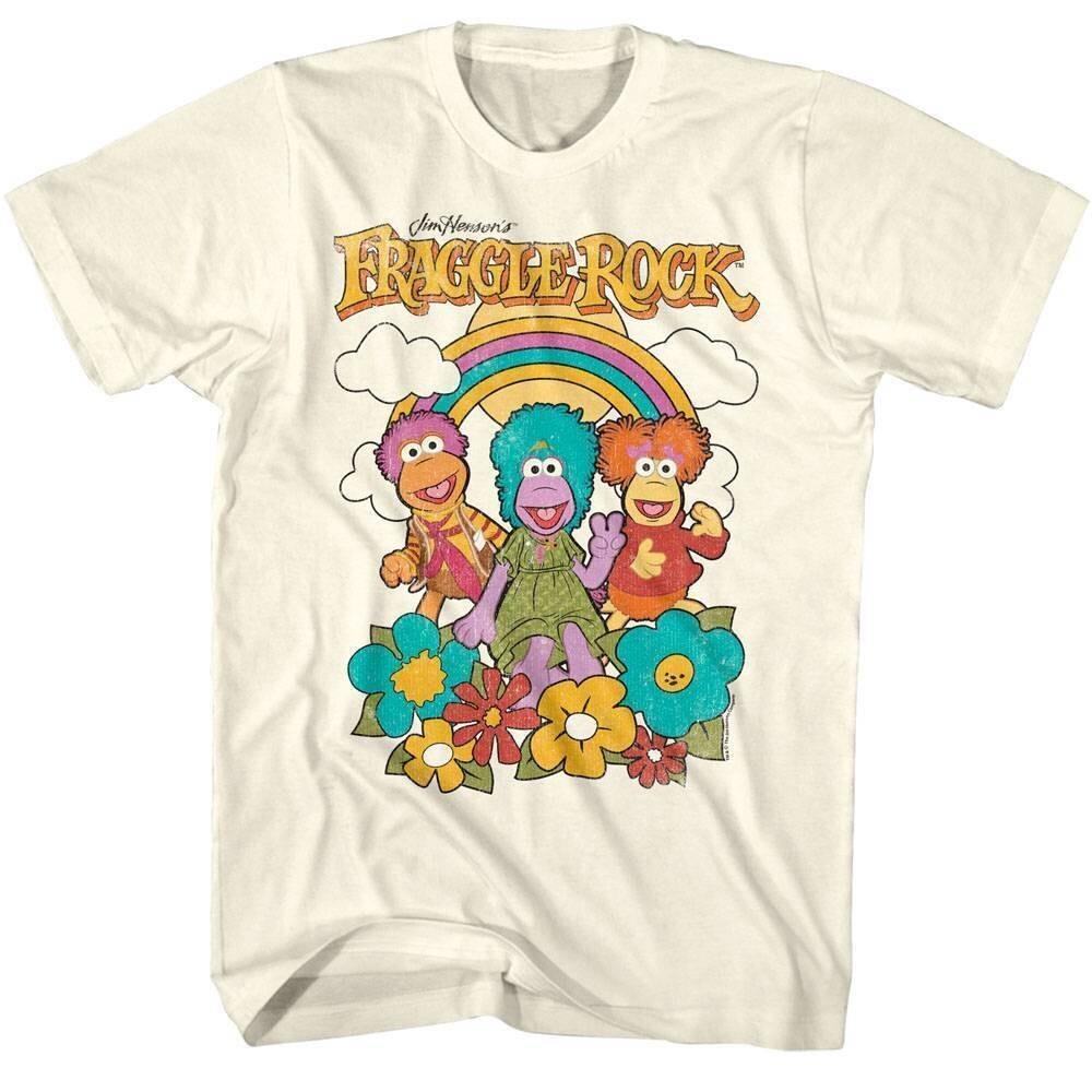 Fraggle Rock Rainbow Smiles Men T Shirt S