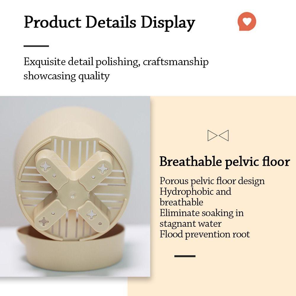 Multicolor Flower Pot Plastic Detachable Base Self-watering Flowerpot Breathable Self Watering Removable Bottom Planter