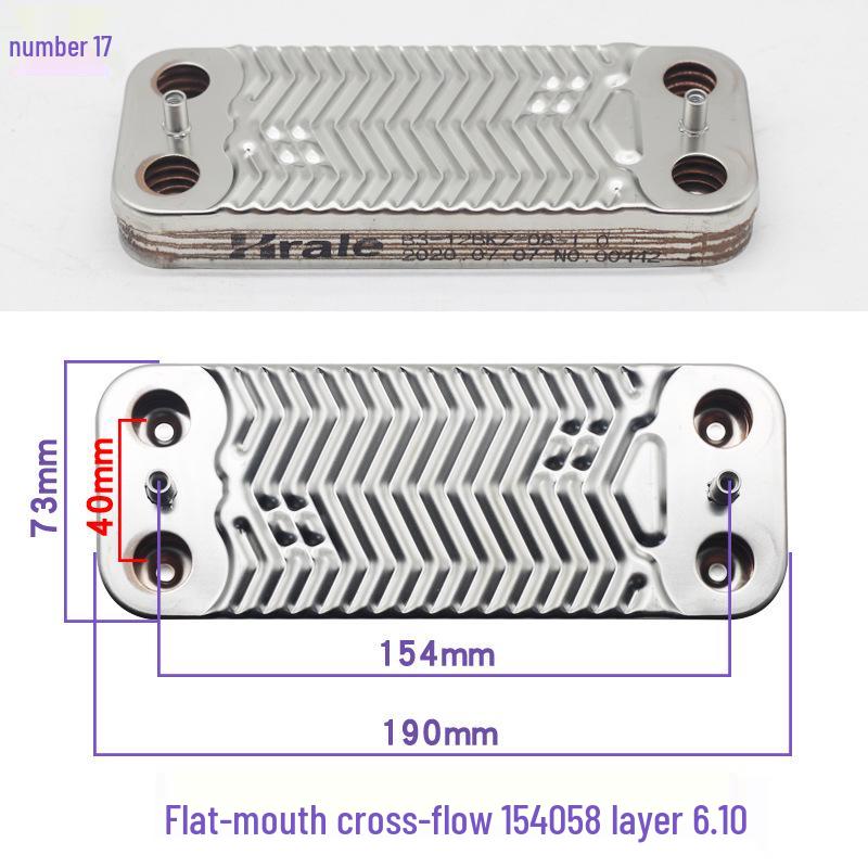 Wall-hung Boiler Plate Heat Exchanger Accessories