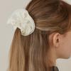 ANOETIC SILKY LACE SCRUNCH_WHITE