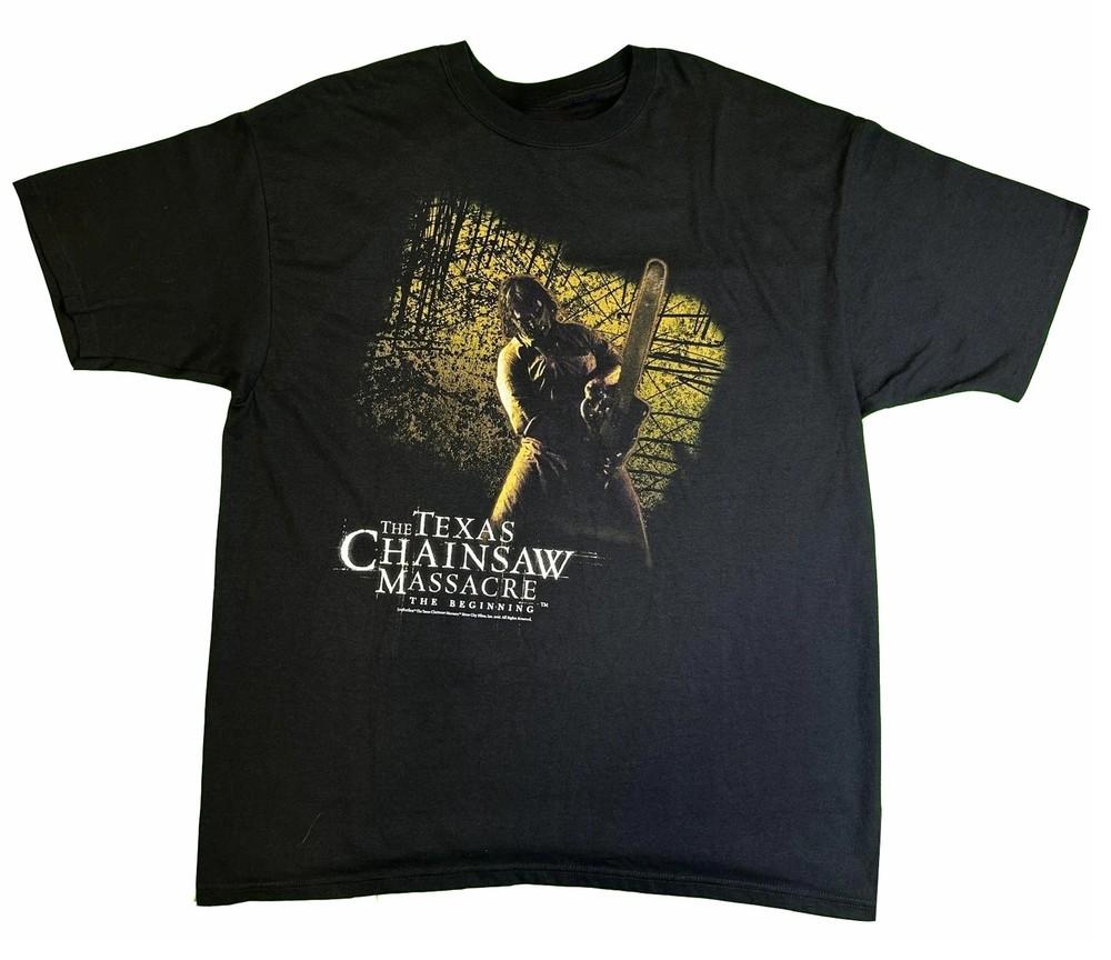 Футболка Техасская резня бензопилой Хоррор Фильм 2006 Графическая футболка S-5XL Репринт Унисекс Футболка XL