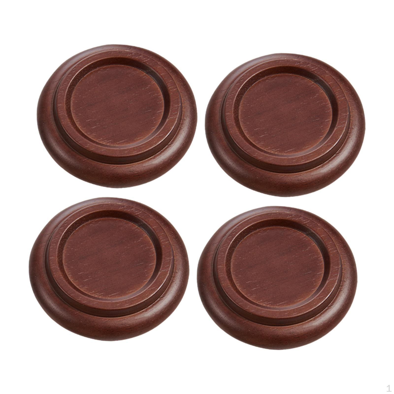 

4 шт. Защитные колпачки для пианино, подушки для педалей, переносная поддержка для деревянных полов brown