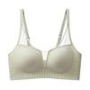 Deep V-shaped Mesh Bra Women's Thin Seamless Underwear Breathable Bra Sexy Bra Push Up Bra