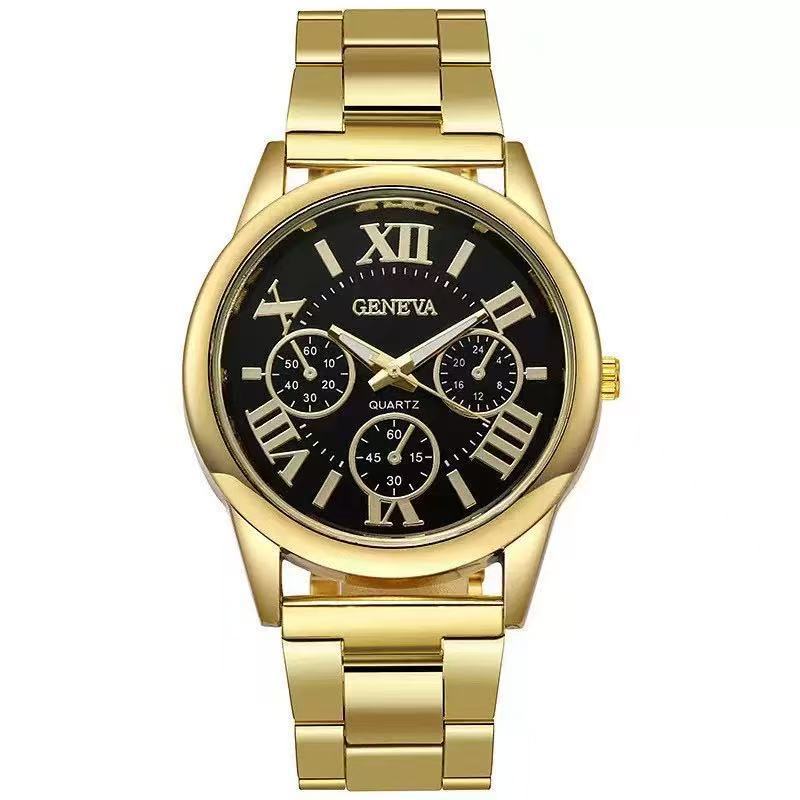 Mens Watch With Quartz Movement And 24hour Indicator For Business Professionals