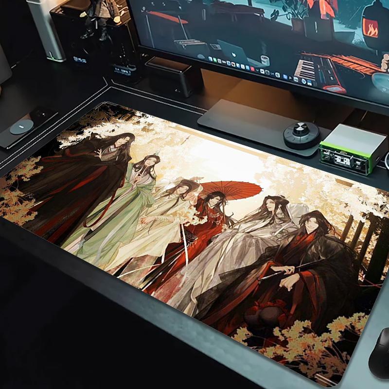 WangXian Color Mouse Pad Large Gaming Table Cushion Non-slip Laptop Tablet Big Mousepad XXL Mat Mini PC Playmat With Lock edge
