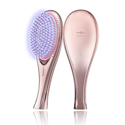 Introducing New Colors In Wavewave EMS Hair Brush Ion Care Red LED Smooth Hair Cushion Brush Comb Birthday Women Wife Girlfriend Day Present "Hiruobi"