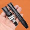 22mm 20mm Genuine Leather Alligator Texture Watch Band for IWC Portofino Men's Watch, Soft Comfortable Replacement Strap, Luxury