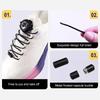 Shoe Laces for Sneakers No Tie Automatic Lock Rotating Buckle String Knob Style Shoe Laces for Men Women Youth Adults Travel