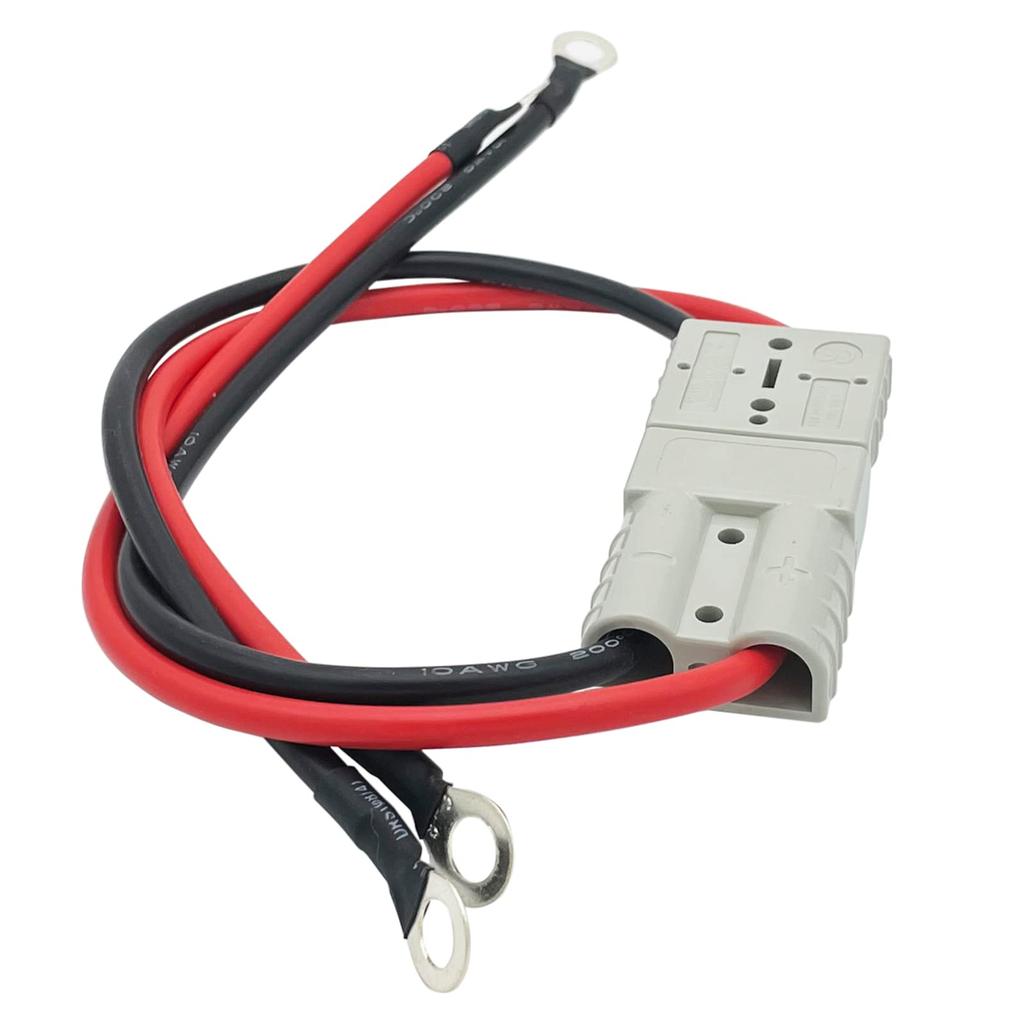 JooFn Electric Forklift Charging Plug 10AWG Connection Cable Quick Connector 50A 600V with