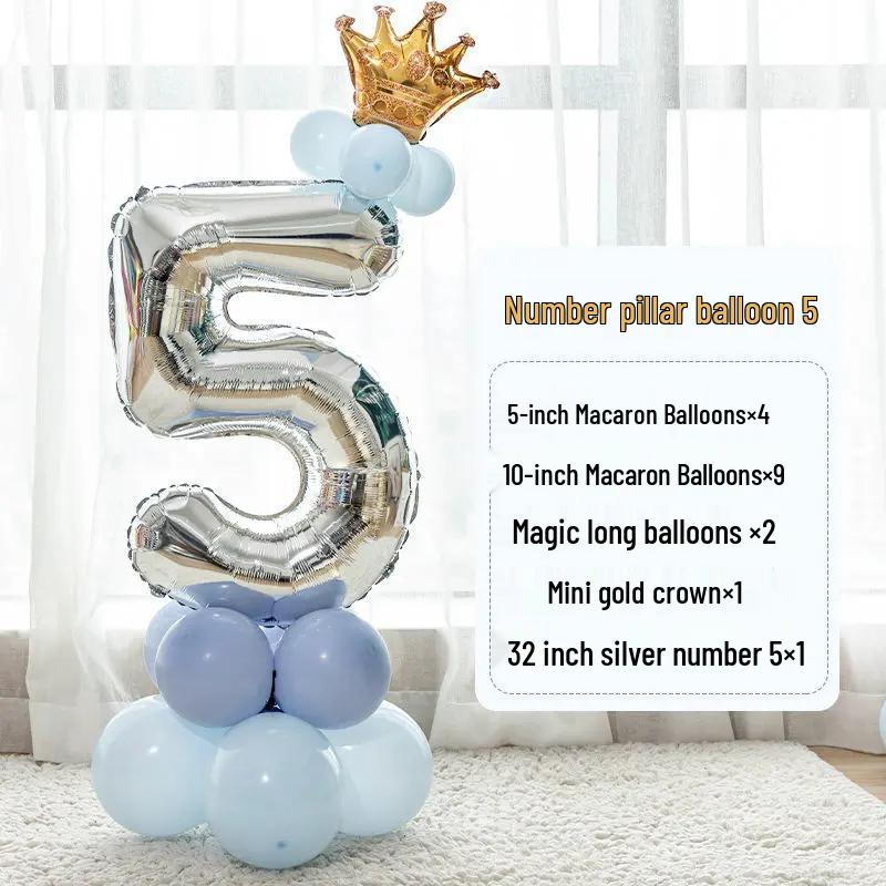 Złote Balony z Cyframi na Urodziny i Imprezy