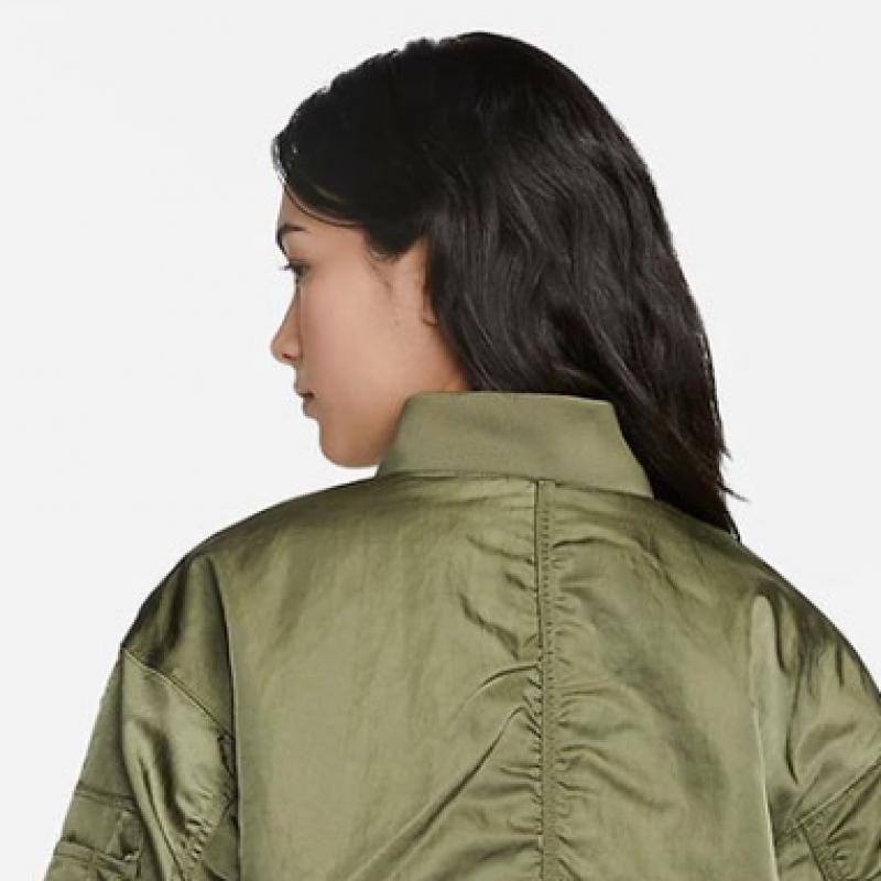 Nike Zip Up Jumper Women S varSity Bomber Jacket Dv7877 222 S2301