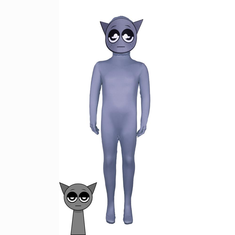 Sprunki Incredibox Halloween Cosplay Costume Game Peripheral Tights