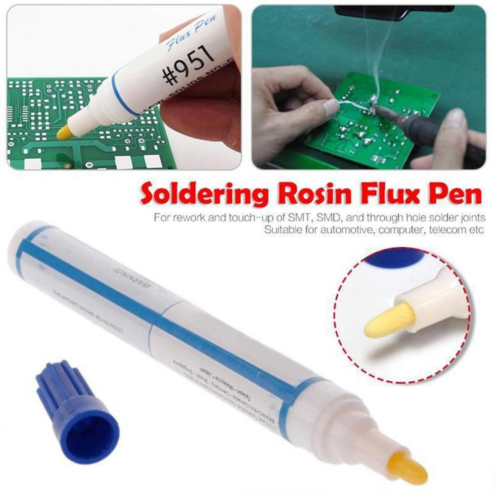 951 10ml Soldering Rosin Flux Pen 951 Low Solid Non Clean DIY Kester Solder Power Cleaning Free Welding Pen