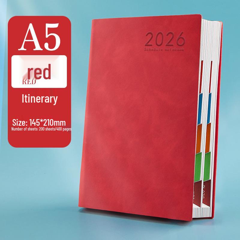 Cross-border English A5 Schedule Book: Custom Logo High-Value Notebook Planner In Stock