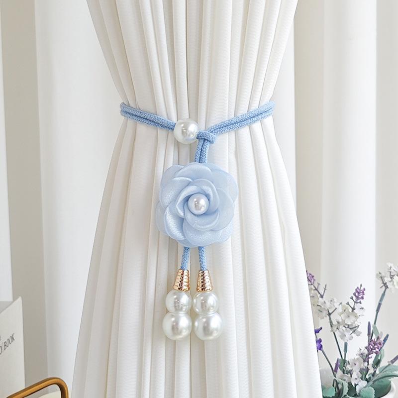 2pcs Elegant Curtain Tiebacks Floral-like Design, for Living Room, Bedroom, Wedding, Party Decor - Durable Polyester Curtain Accessories