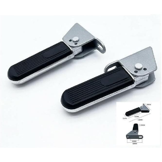 Foot Pegs Pedals Footrests Universal Motorcycle Foot Pegs Footrest Footpegs Pedals