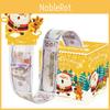 Santa Theme Claus Money Box Christmas Party Decor Bright Yellow Festive Events