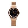 Moda Nuovo Fibbia Magnetica Cinturino in Acciaio Orologio Strass Cielo Stellato Quadrante Orologio Impermeabile Orologio al Quarzo