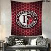 Feyenoord Wandkleed Esthetisch Wandkleed Bedrukt Stof Deken Decoratieve Wandkleden voor Slaapkamer Woonkamer Huisdecoratie