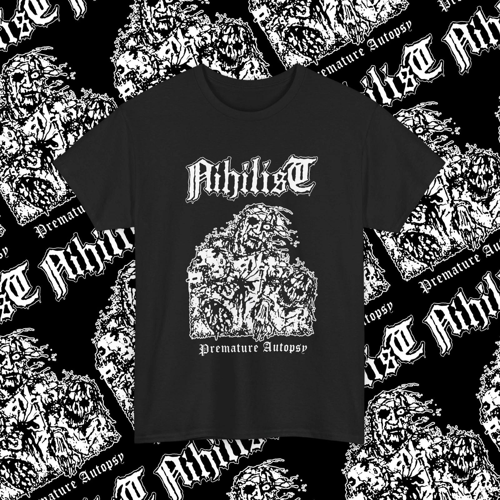 Nihilist (Pre-Entombed) “Premature Autopsy Demo” Death Metal Band T-Shirt 2XL