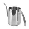 Coffee Pot, Narrow Spout Coffee Kettle with Graduated Coffee Drip, Easy To Clean, Stainless Steel, for Coffee and Tea, Perfect for Cafes and Tearooms