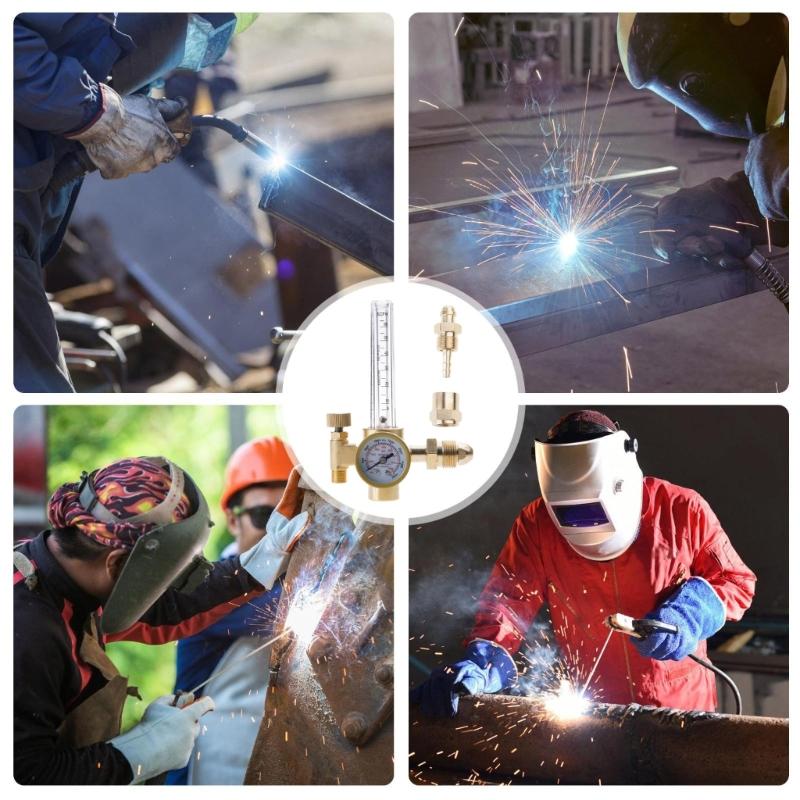 Professional Argon Heliums Regulators Construction with CGA 580 Connection Durablity Pressure Control for Welding Systems