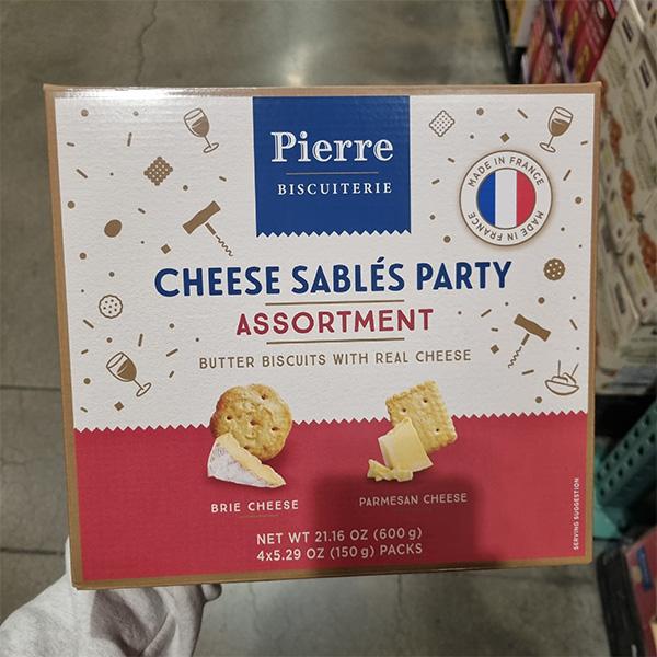 Pierre French Butter Cheese Biscuits Dual Flavor 600g One thing