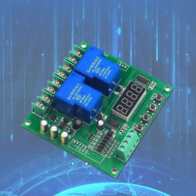 Double Voltage Motor Control Board 12v 24v with Forward Reverse Timing Cycle Module