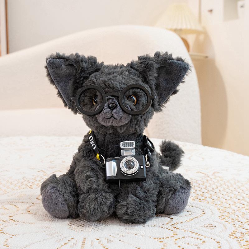 German Cat Plush Toy - Handheld Companion Doll, Perfect for New Year & Christmas Gifts