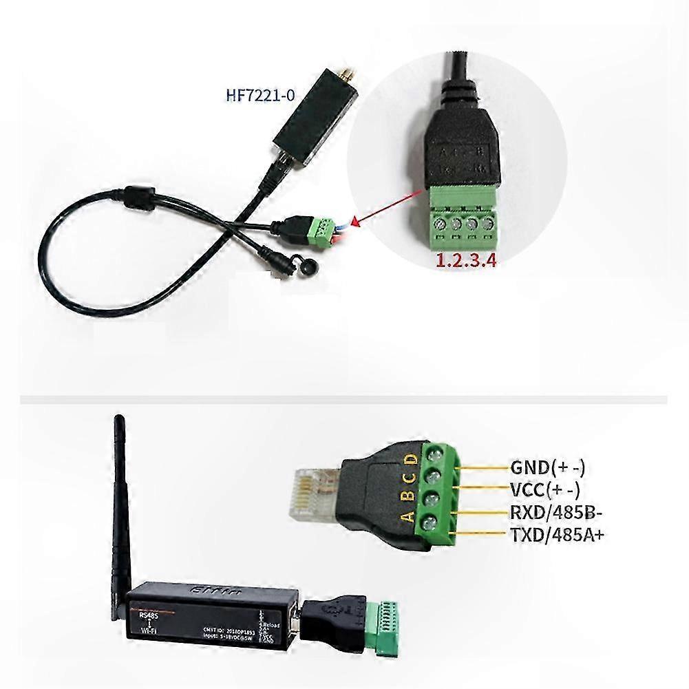 RS485 To WiFi Converter Module - EW11A-0 Serial Device Server for Modbus TCP Data Transfer