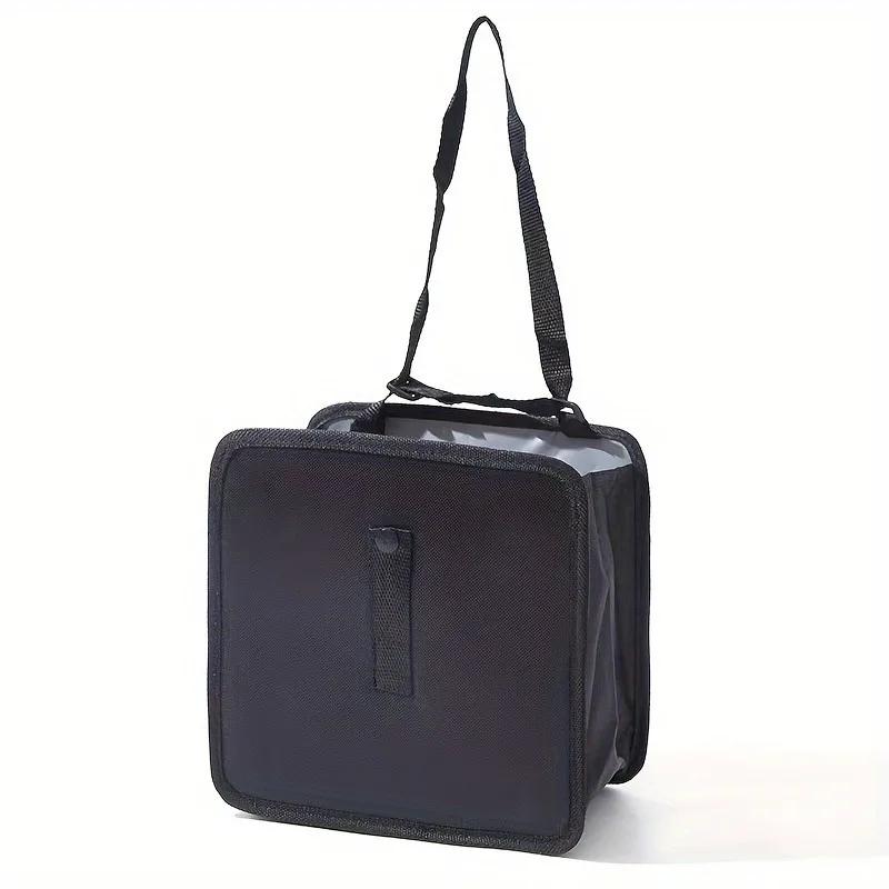 Foldable Car Trash Can, Multifunctional Large Capacity Vehicle Garbage Bag Storage Bag Organizer