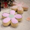Pattern Flower Thickening Office Seat Cushion Supportive Floor Mat Room Living
