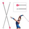 Baton da Marcia in Acciaio Inossidabile Bastone da Parata Ginnastica Professionale Baton con Nastro Arti Performative