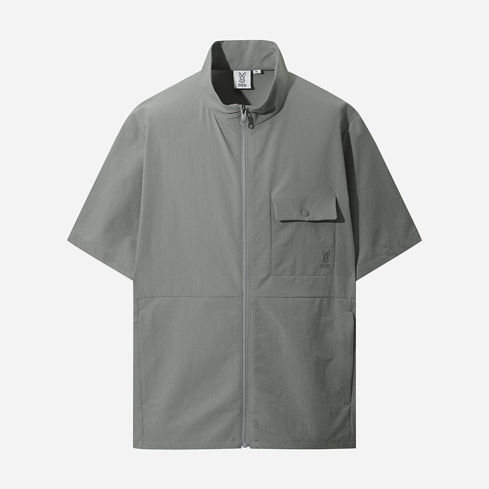 Dod Air Pixel Stand Neck Short Jacket For Men (D.Mint)