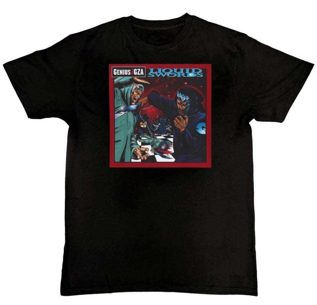 GZA Liquid Swords Album Cover 90s Hip Hop Mens T-Shirt S-4XL M