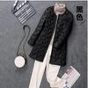 Autumn Winter Women's Lightweight Down Vest, Collarless Mid-Length Puffer Jacket with Round Neck, Thin Warm Lining for Coat Layering & Daily Wear