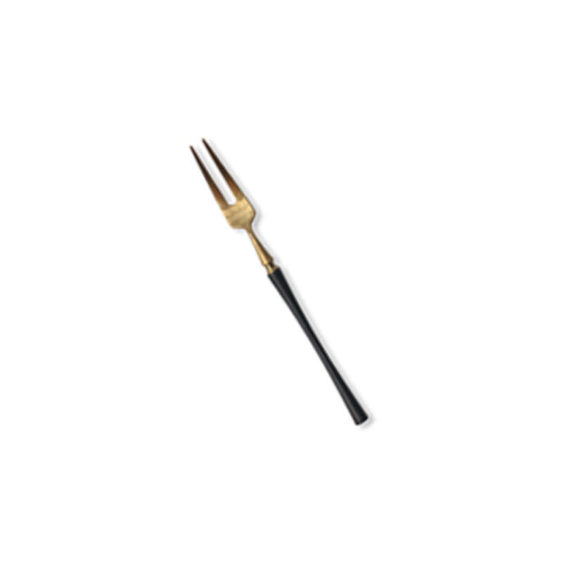 Belle Gold Black Tea Fork Cutlery Dessert Tableware