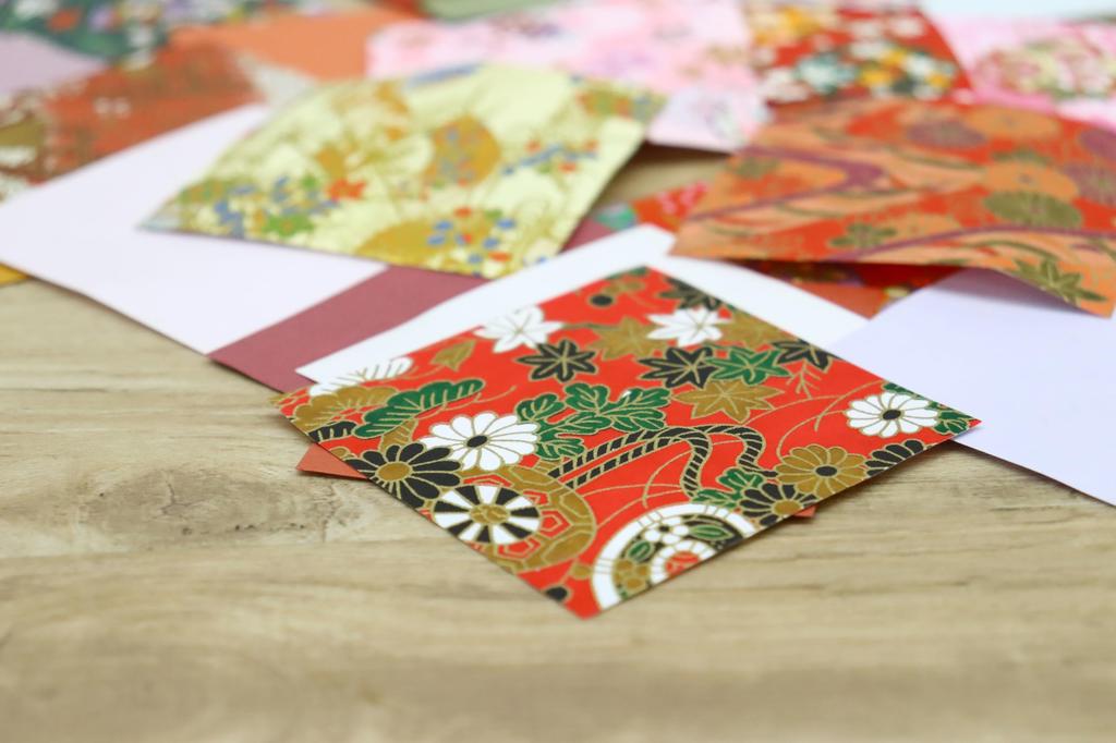 Chiyogami 7cm 3 Mini Size Origami Small Made of Washi Paper with Traditional Perfect for Making 1000 Unit and Other Handmade 3 Packs Japanese-made