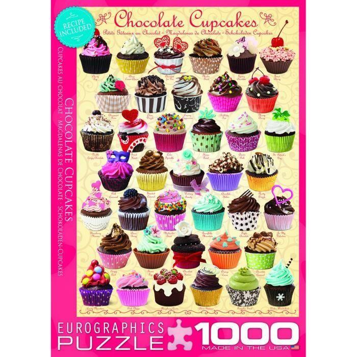 Eurographics Chocolat Cupcakes Puzzle (1000 pièces) - EG60000587