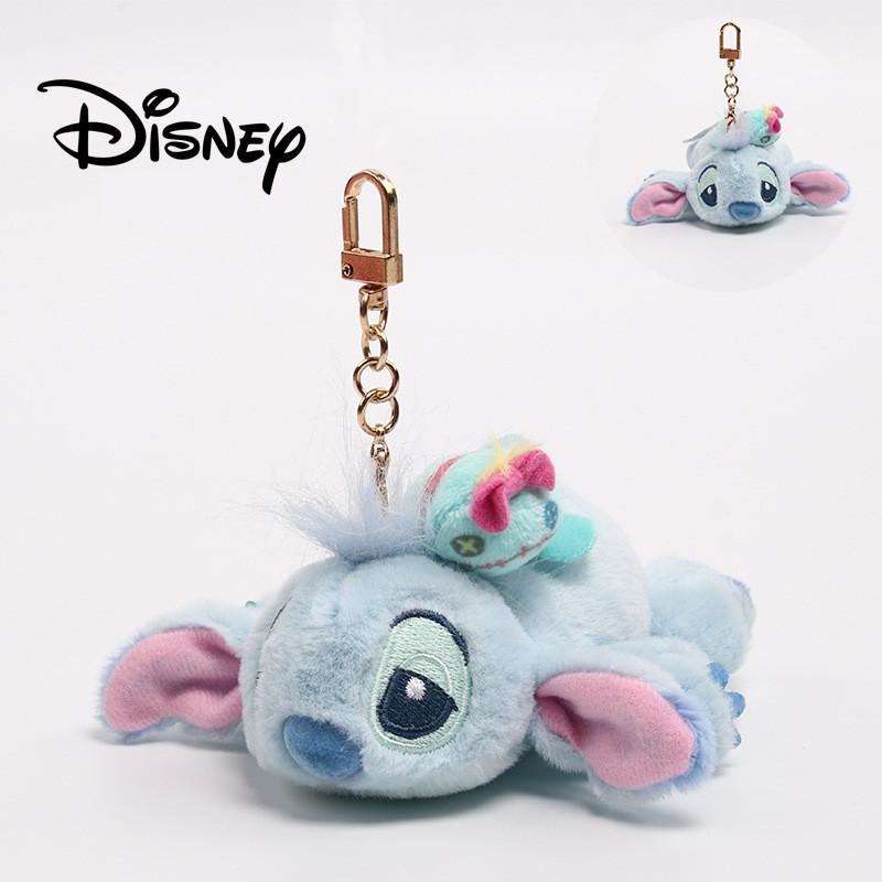 Adorable Disney Stitch Plush Toy Pendant Cream Series Cute Backpack Charm For Kids Stitch
