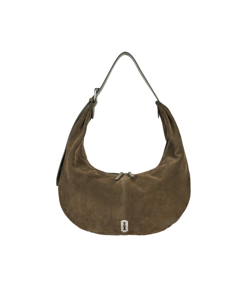 Vunque Halfmoon Baggy Suede Hobo L (Halfmoon Baggy Suede Hobo Large) Musk Khaki